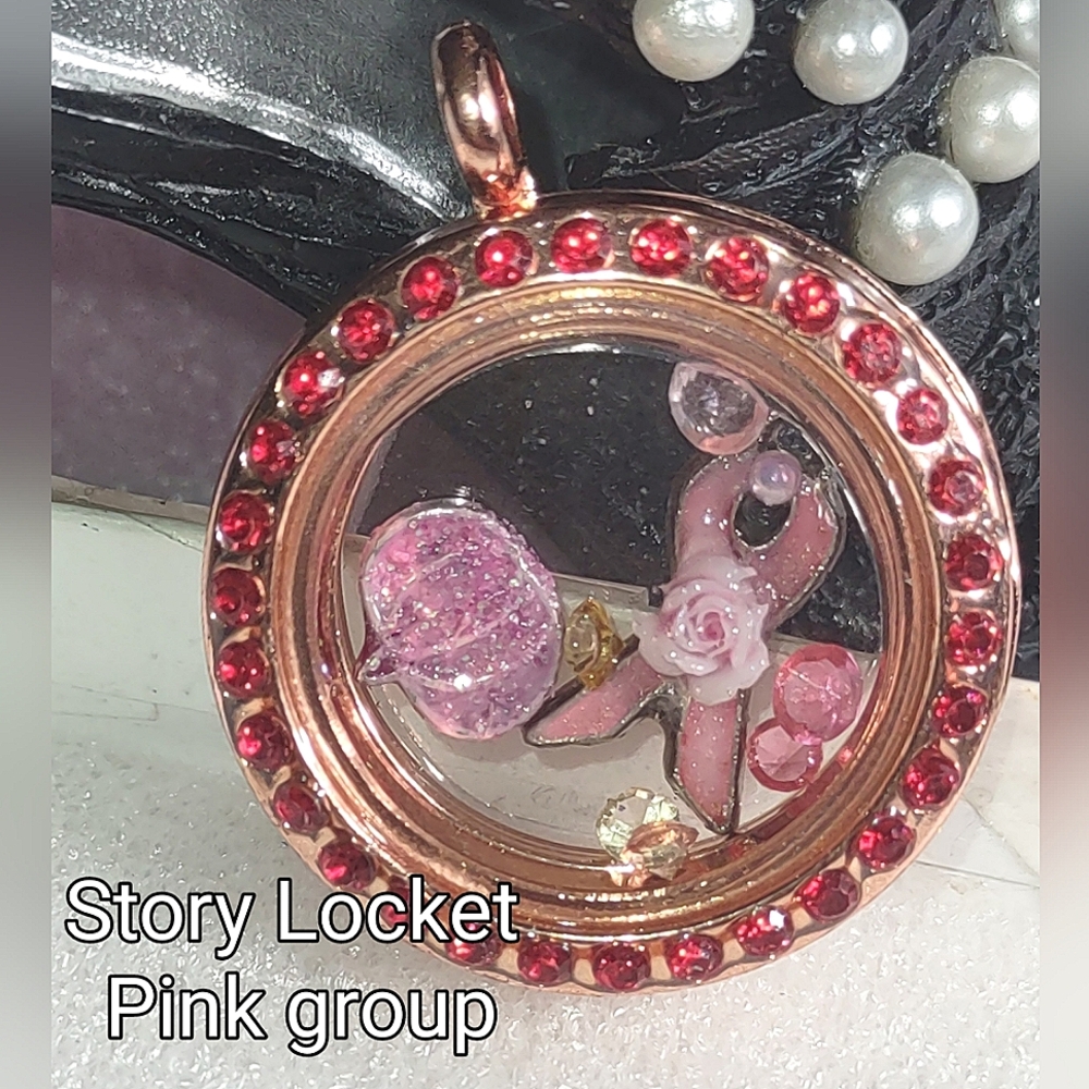 Lot of 3: Avon Brooch Pink Awareness Ribbon Nail Art Jewels - Picture 14 of 16
